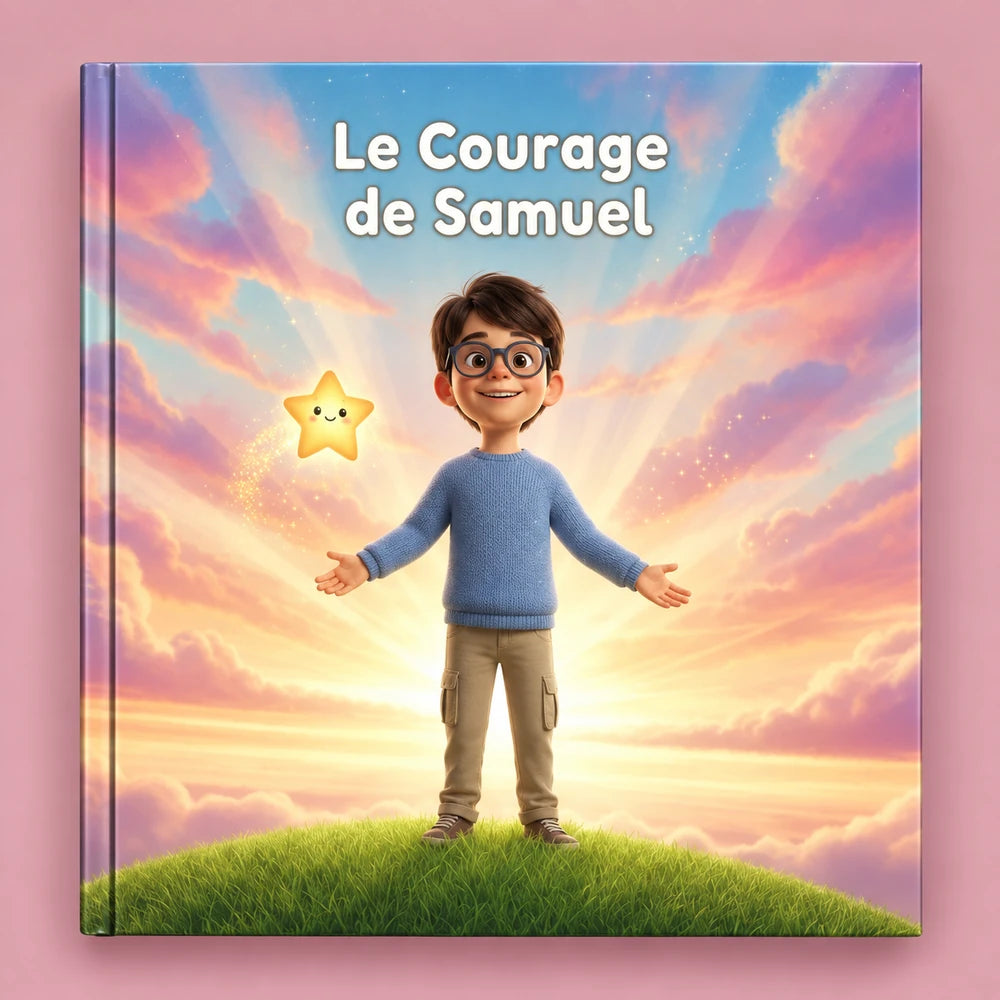 Le Courage de Samuel - couverture du livre personnalisé MagicBook