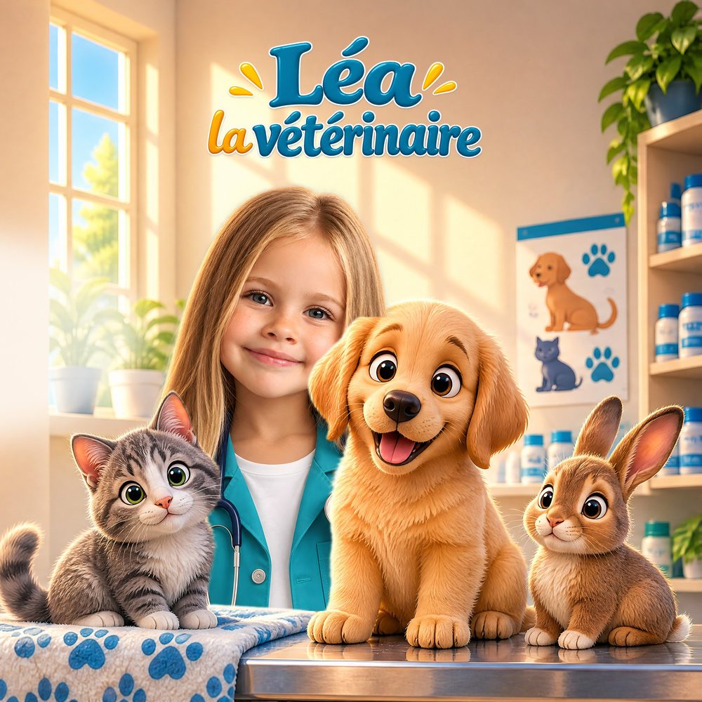 Couverture du livre Léa la vétérinaire